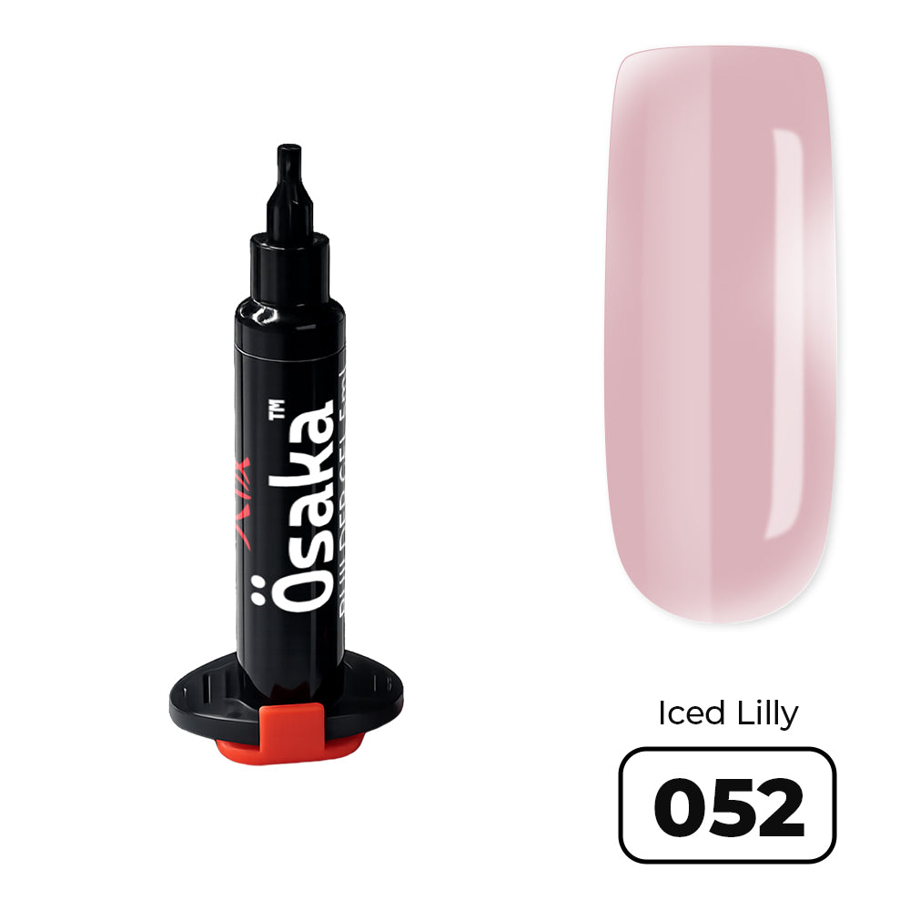 Builder Gel Injector Iced Lilly 052 - ג'ל בנייה במזרק 5 מ"ל