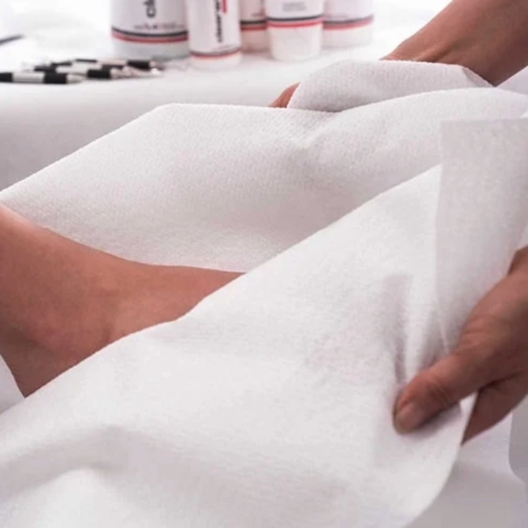 מגבות נייר פדיקור 60|40 עלמה מארז 100 יח