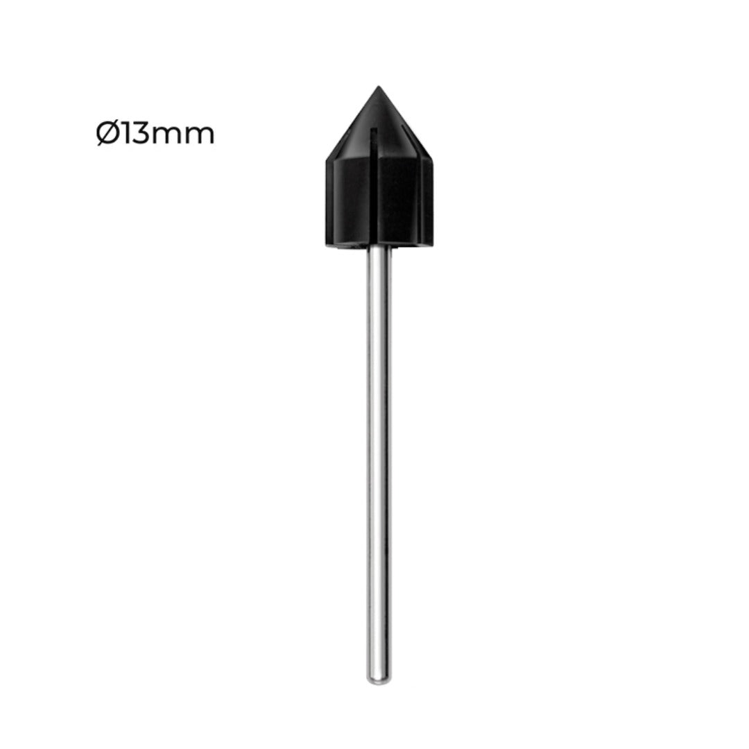 Mandrel Cap Holder - מנדרל קונוס שפיץ לכיפות שיוף קוטר לבחירה Ø10,13 מ״מ