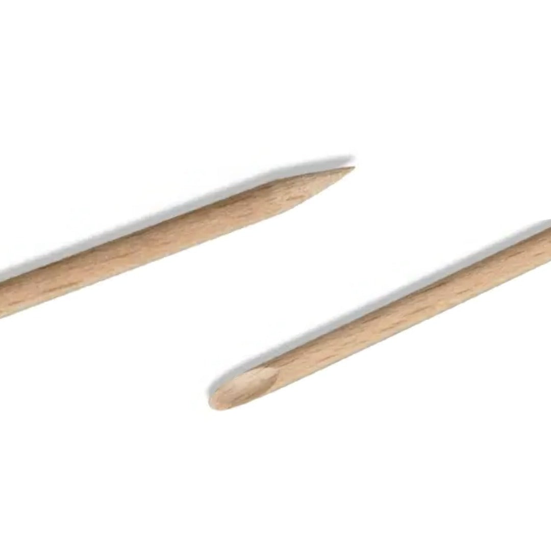 Wooden sticks - סט מקלות עץ לציפורניים וקוטיקולה 5 יח