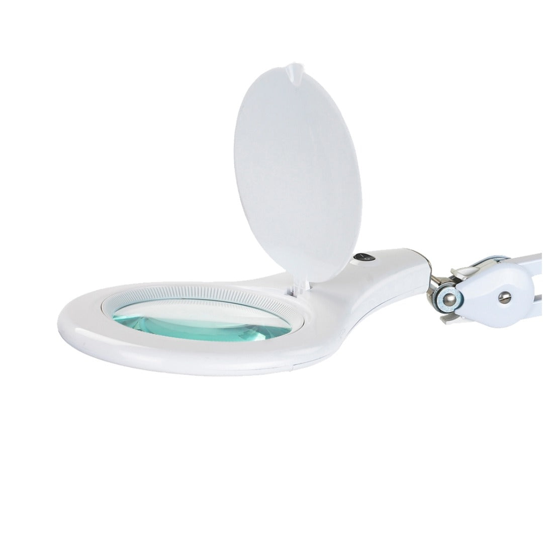 Desk Lamp - מנורת לופה LED עם זכוכית מגדלת 3 דיופטר