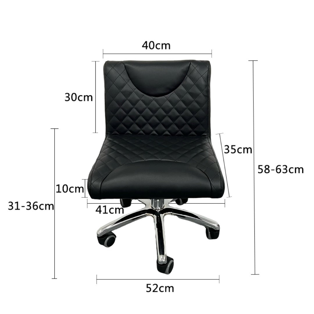 Professional chair - כיסא פדיקור מקצועי ארגונומי בוכנה קצרה