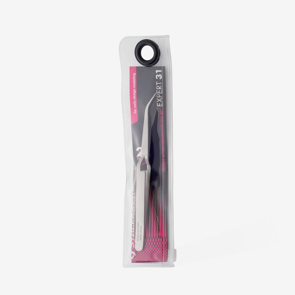 Reverse Action Tweezers 31/2 פינצטה לעיצוב גבות סטאלקס