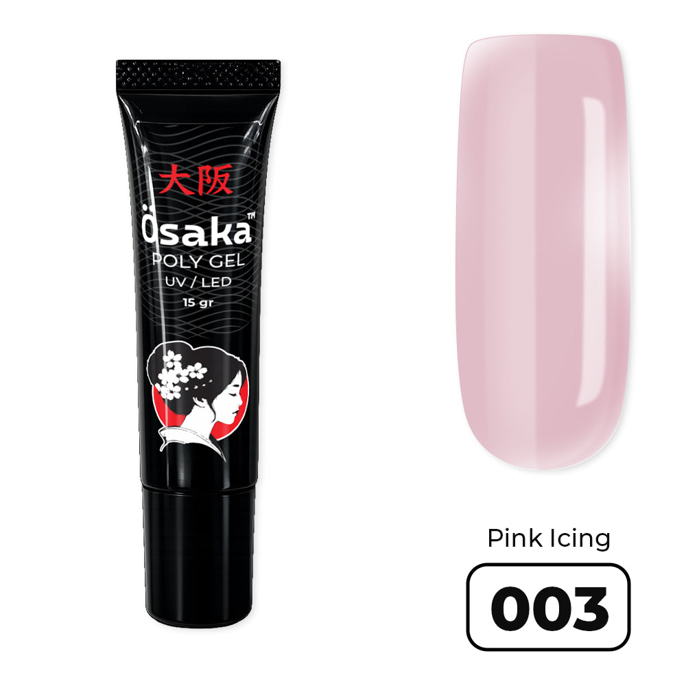 PolyGel Tube Pink Icing 003 - פוליג׳ל שפופרת 15 גרם