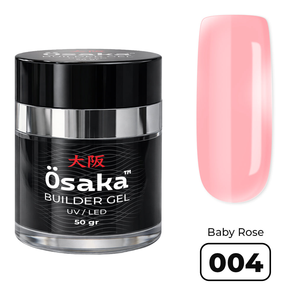 Builder Gel  Baby Rose 004 - ג׳ל בנייה צנצנת 50 גרם