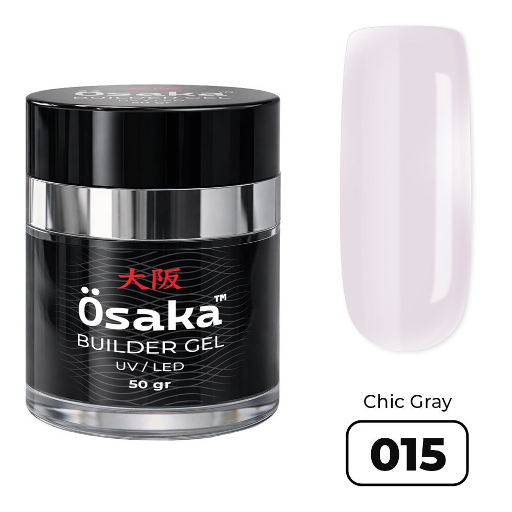 Builder Gel  Chic Gray 015 -  ג׳ל בנייה צנצנת 50 גרם