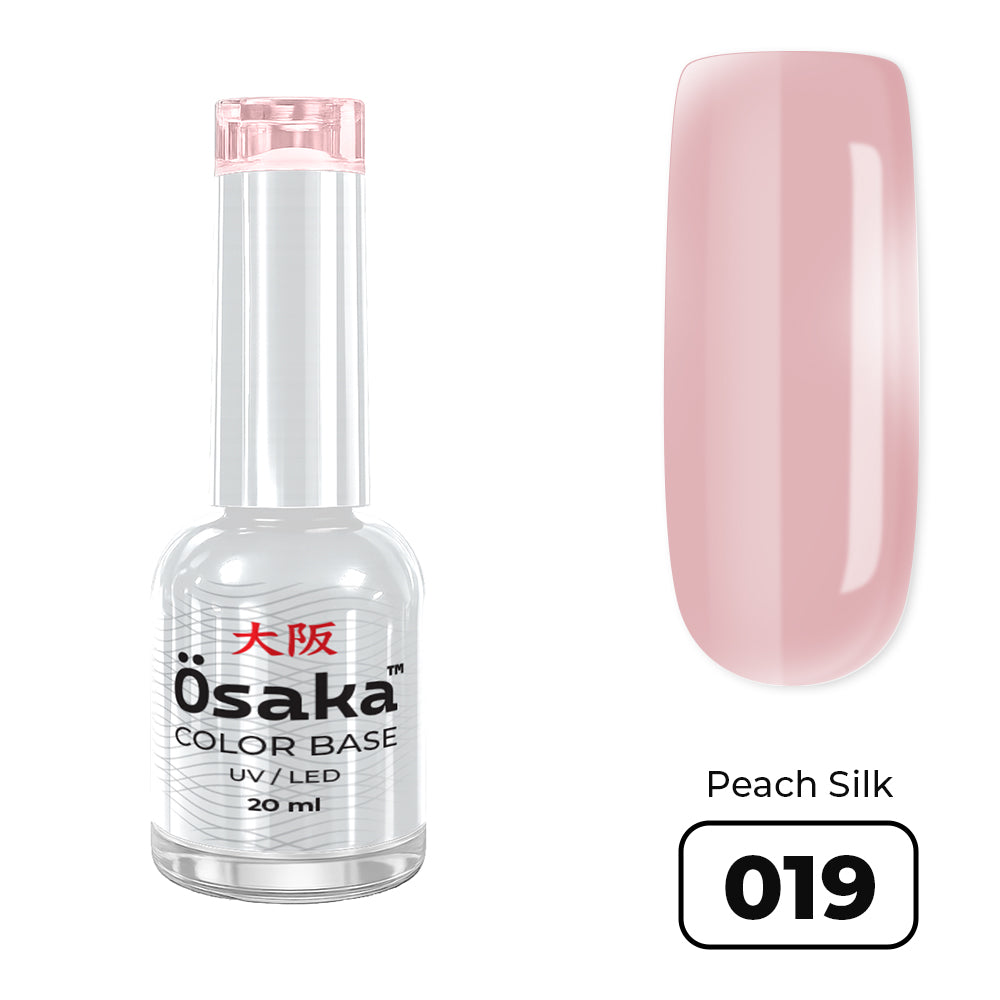 Color Base Peach Silk 019 - בייס ג׳ל בצבע 20 מ״ל