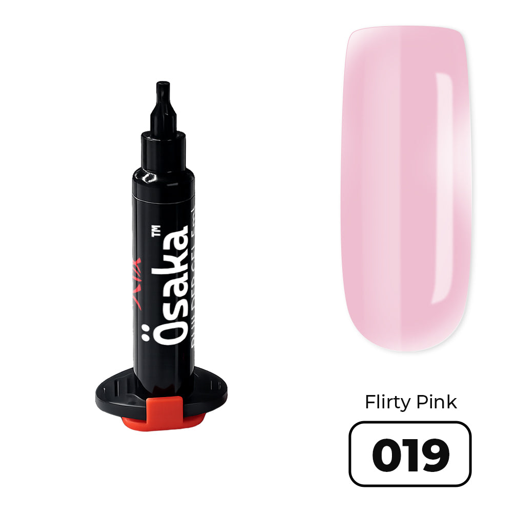 Builder Gel Injector Flirty Pink 019 - ג'ל בנייה במזרק 5 מ"ל