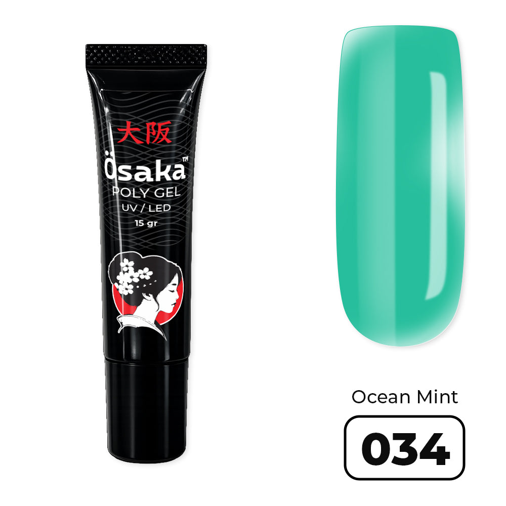 PolyGel Tube Ocean Mint 034 - פוליג׳ל שפופרת 15 גרם