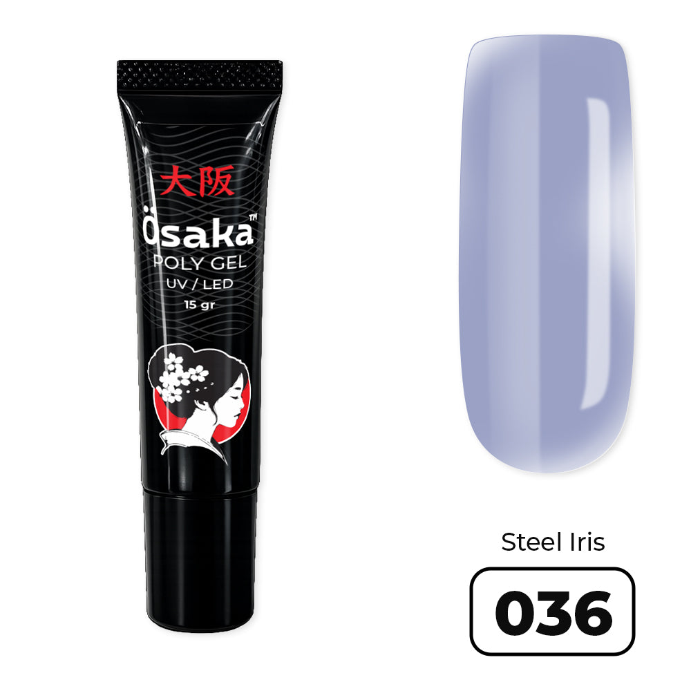 PolyGel Tube Steel Iris 036 - פוליג׳ל שפופרת 15 גרם