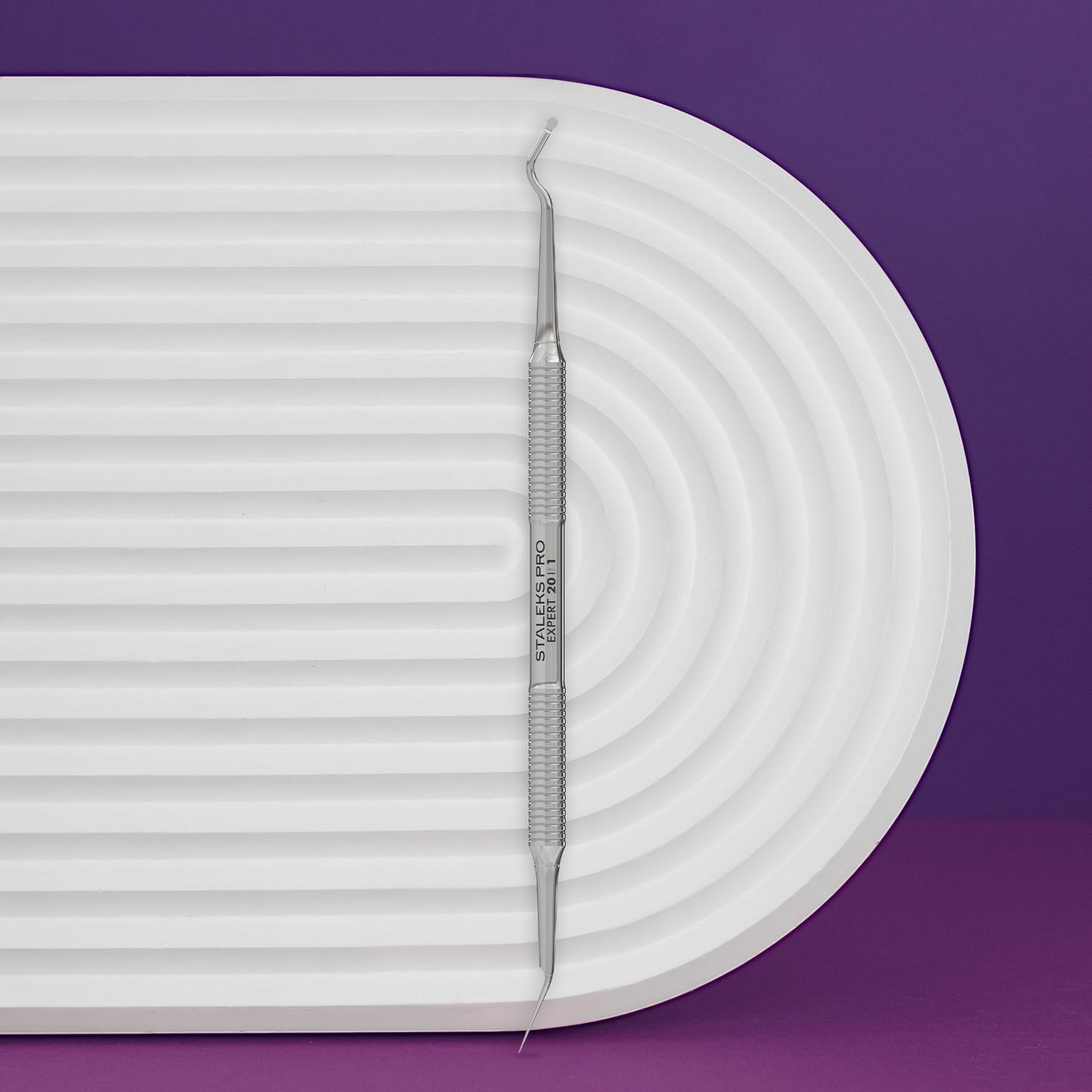 Curette Hemisphere + Cleaner 20/1 קיורטה פדיקור דו צדדית סטאלקס