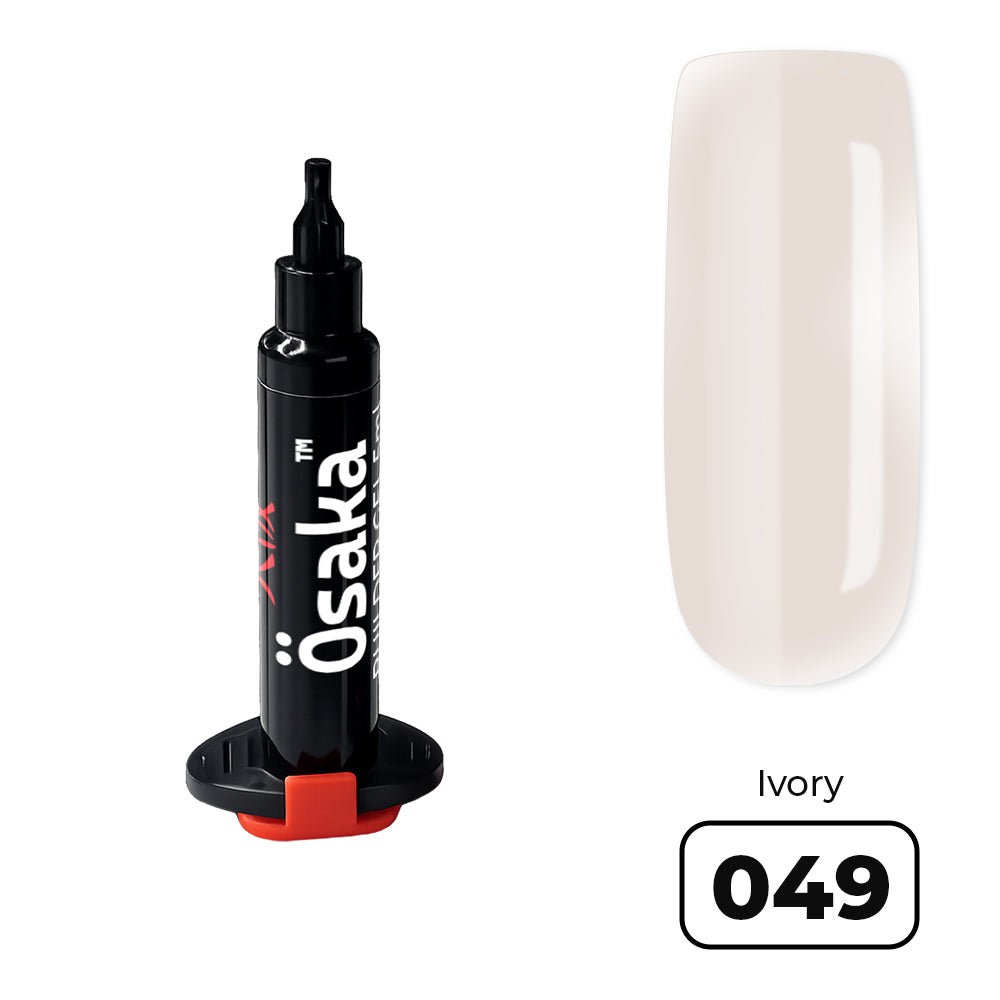 Builder Gel Injector Ivory 049 - ג'ל בנייה במזרק 5 מ"ל