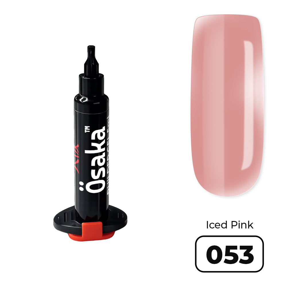 Builder Gel Injector Iced Pink 053- ג'ל בנייה במזרק 5 מ"ל