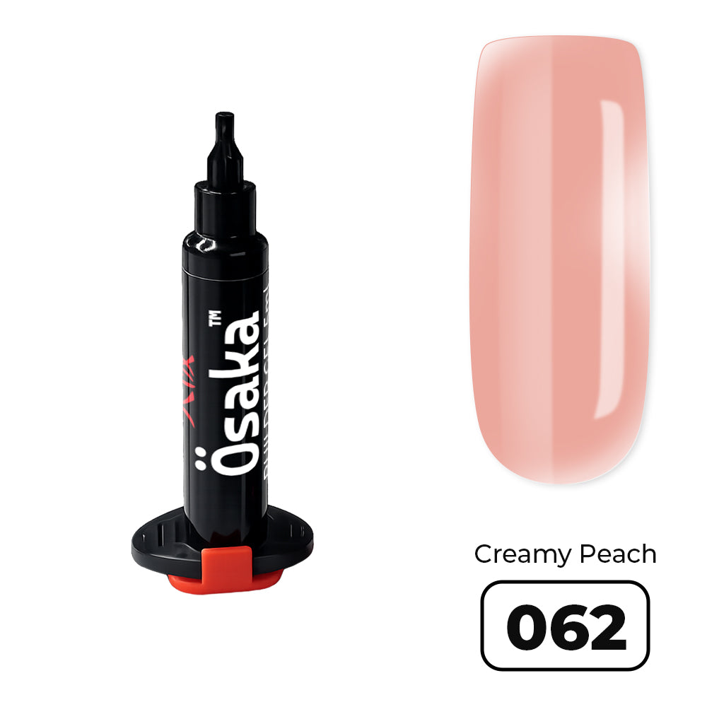 Builder Gel Injector Creamy Peach 062 - ג'ל בנייה במזרק 5 מ"ל
