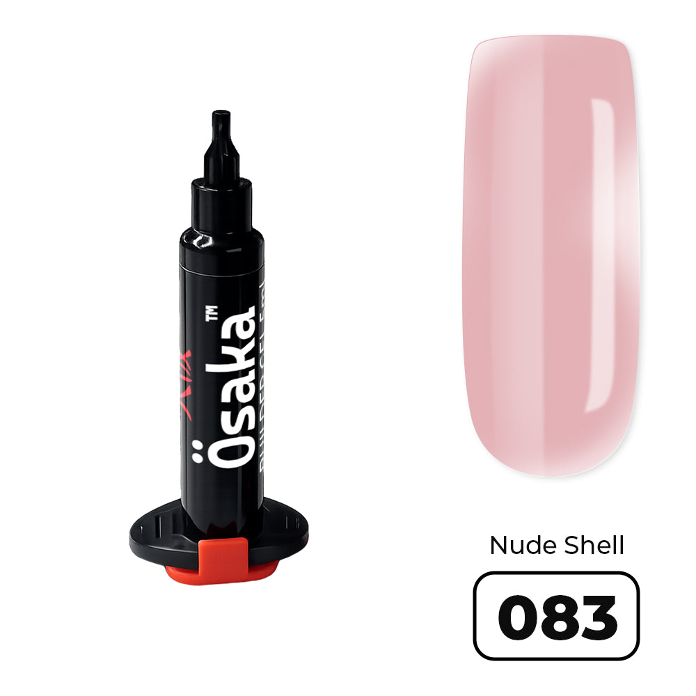 Builder Gel Injector Nude Shell 083 - ג'ל בנייה במזרק 5 מ"ל