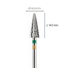 Carbide Bur Cross-Cut  - ראש שיוף קרביד לשמאליים קונוס צולב גס