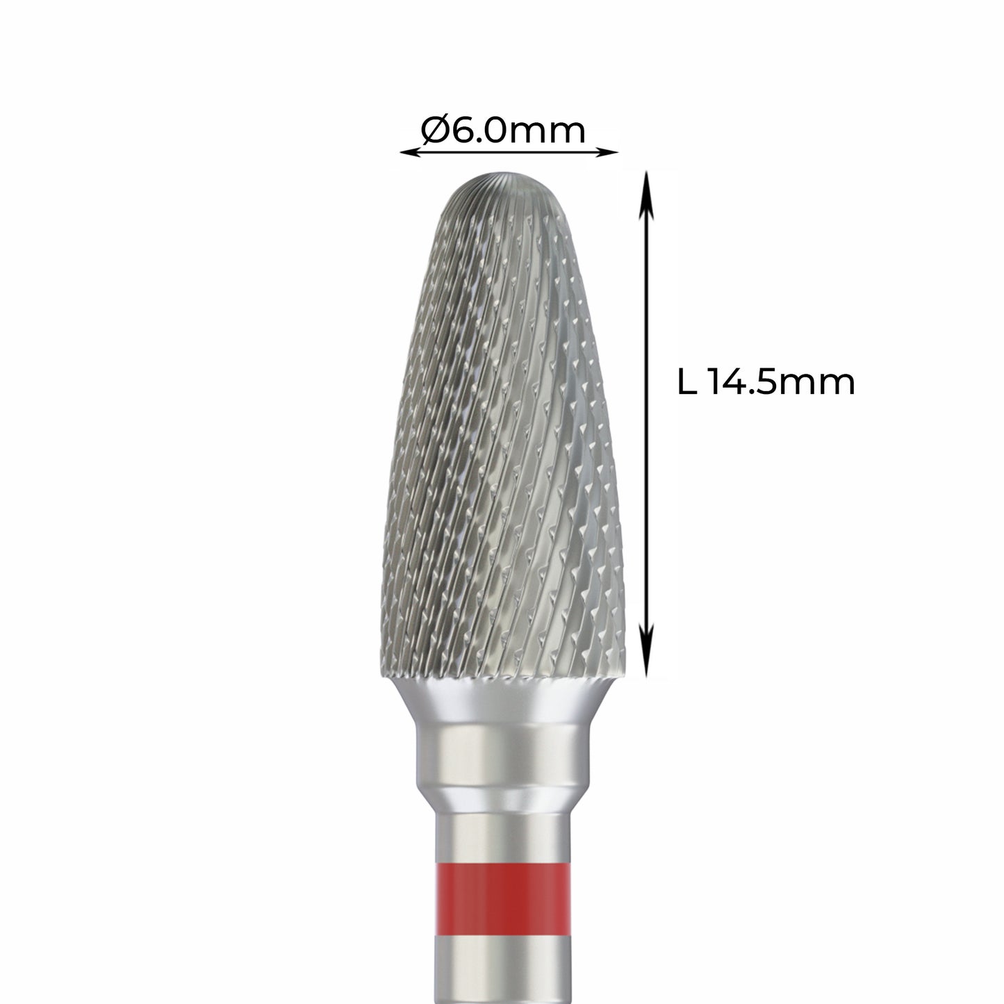Carbide Bur - ראש שיוף קרבייד תירס צולב