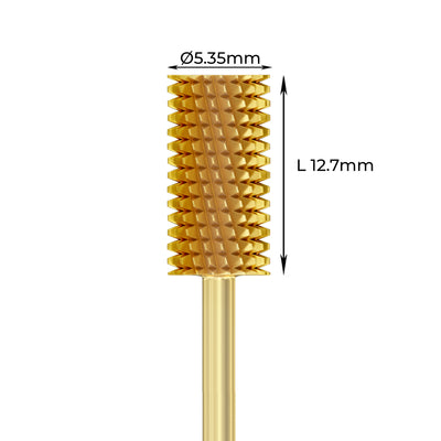 Carbide Bur - ראש שיוף קרבייד זהב חבית גסות גבוהה במיוחד
