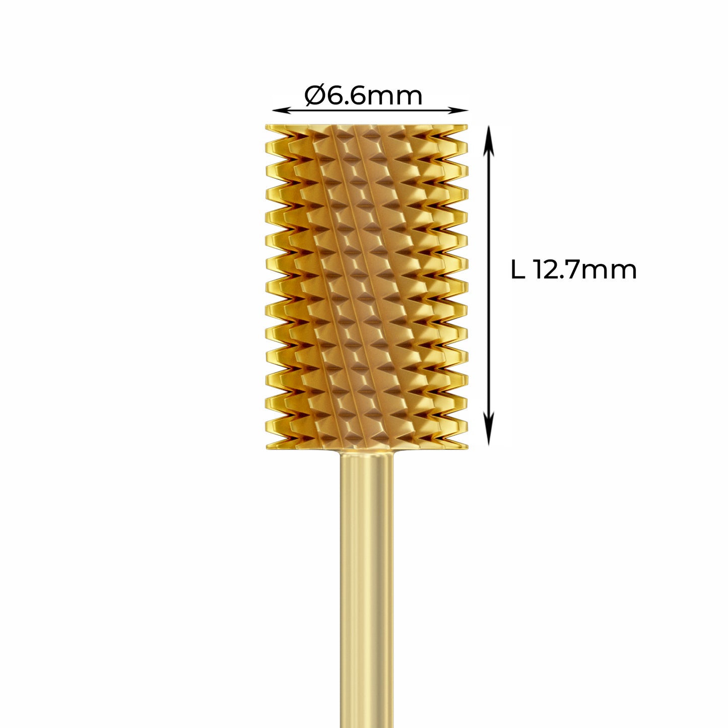 Carbide Bur - ראש שיוף קרבייד זהב חבית גסות גבוהה במיוחד