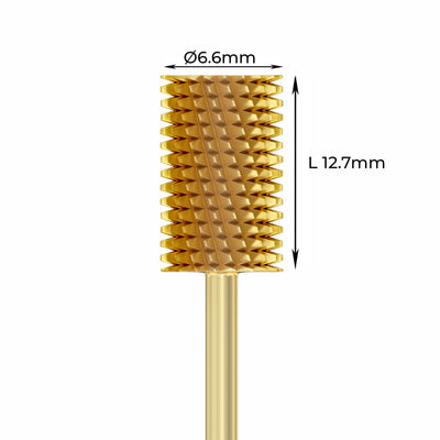Carbide Bur - ראש שיוף קרבייד זהב חבית גסות גבוהה במיוחד