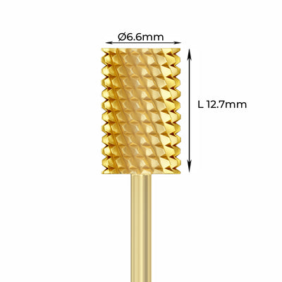 Carbide Bur - ראש שיוף קרבייד זהב חבית גסות גבוהה במיוחד