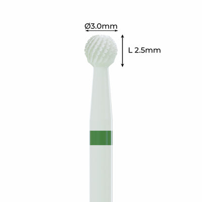 Zirconia Bur - ראש שיוף זירקוניה כדור