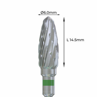 Carbide Bur - ראש שיוף קרבייד תירס