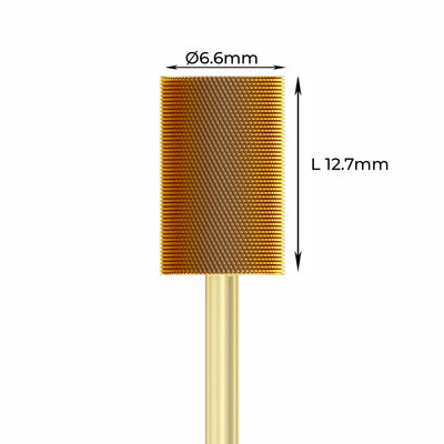 Carbide Bur - ראש שיוף קרבייד זהב חבית גסות הכי עדינה