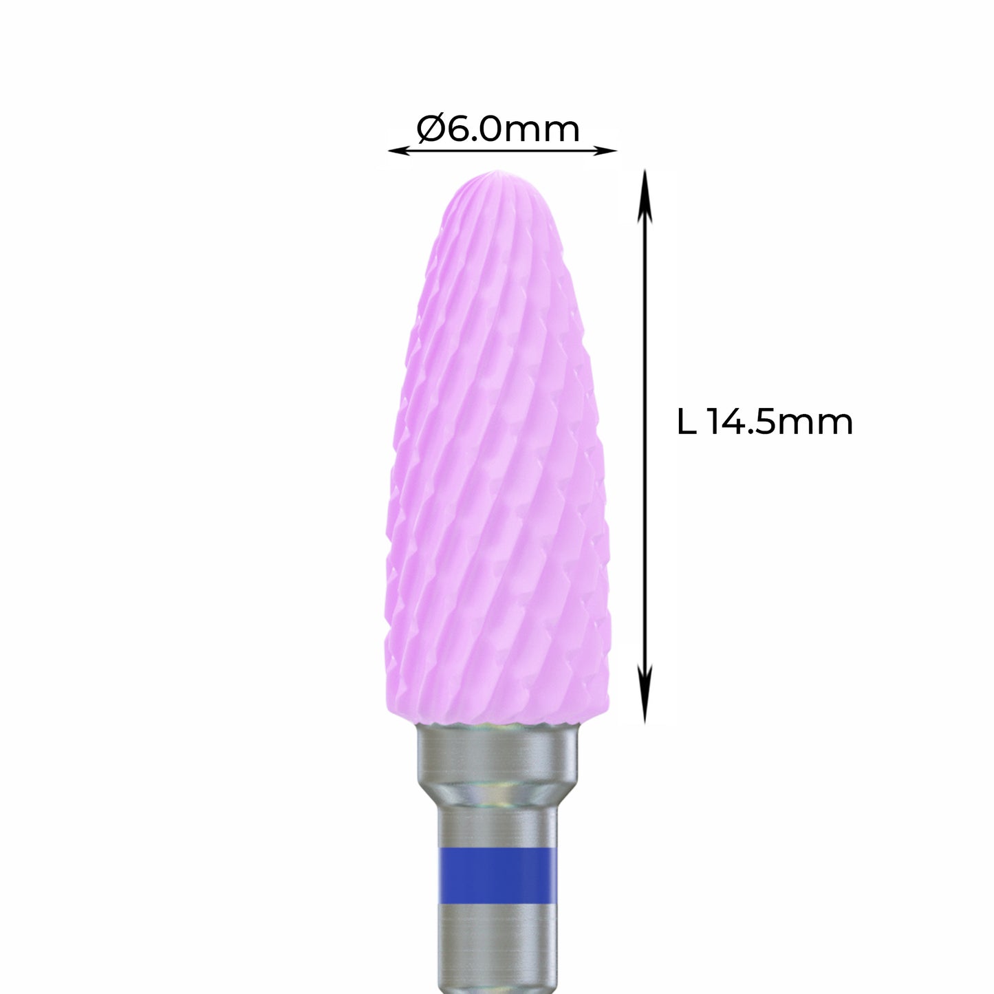 Zirconia Bur - ראש שיוף זירקוניה תירס