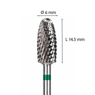 Carbide Bur Cross-Cut -  ראש שיוף קרביד קונוס צולב גדול גס