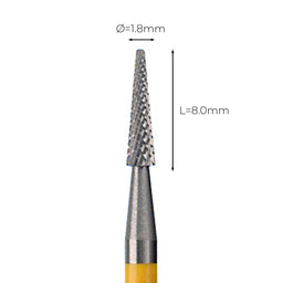Carbide Bur - ראש שיוף קרביד קונוס דק