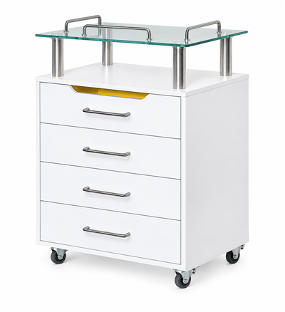 Storage cabinet -ארונית עבודה ניידת עם תא חיטוי UV מובנה