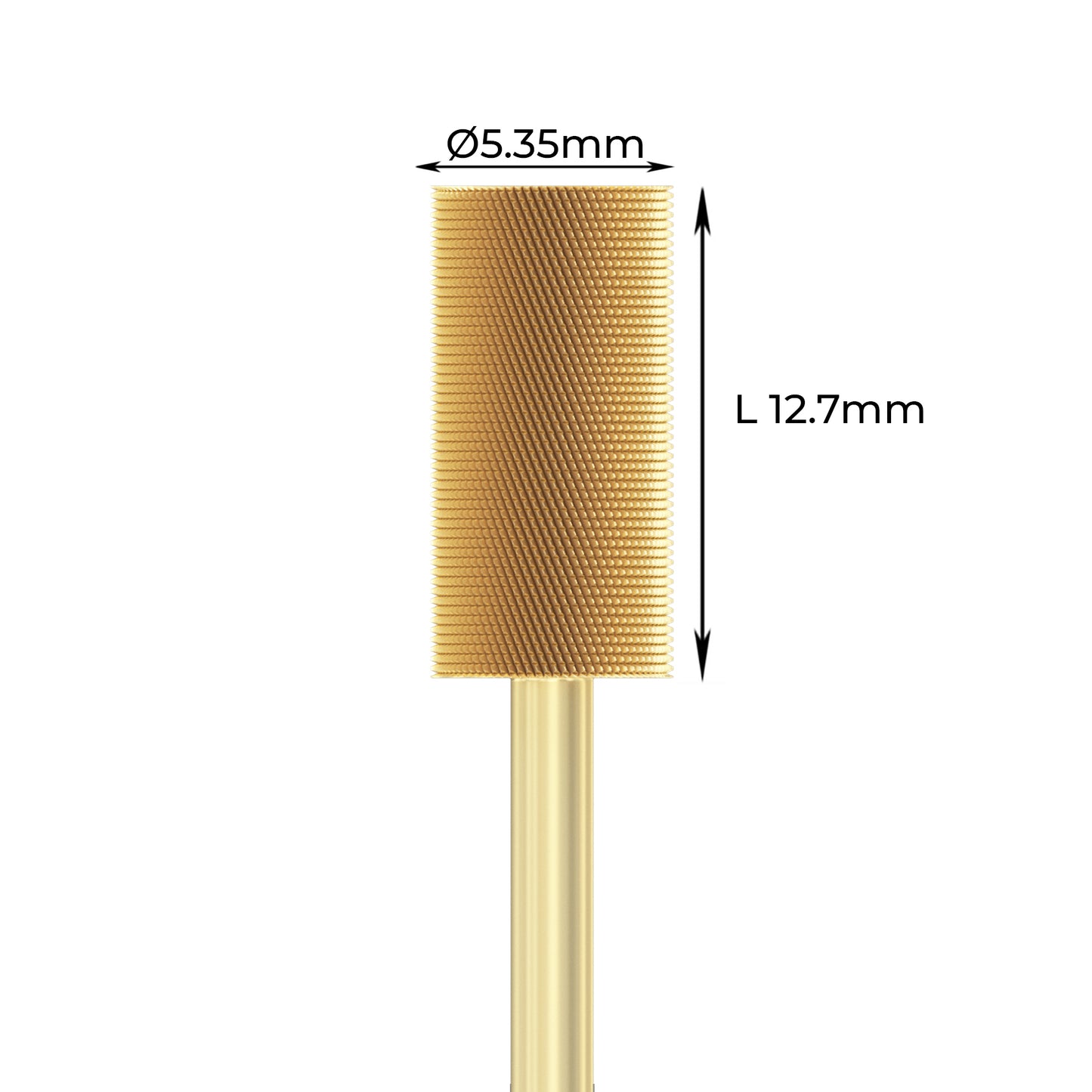 Carbide Bur - ראש שיוף קרבייד זהב חבית גסות הכי עדינה