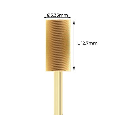Carbide Bur - ראש שיוף קרבייד זהב חבית גסות הכי עדינה