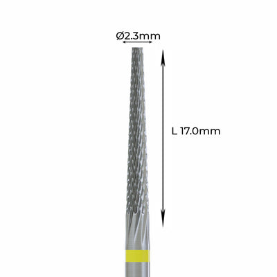 Carbide Bur - ראש שיוף קרבייד קונוס חתוך