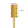 Carbide Bur - ראש שיוף קרבייד זהב חבית סופר גסה