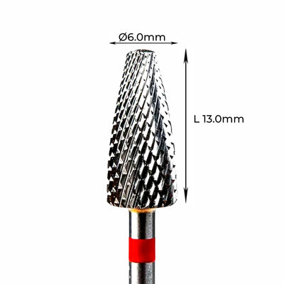 Carbide Bur - ראש שיוף קרביד קונוס צולב