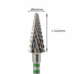 Carbide Bur - ראש שיוף קרבייד קונוס לשמאליים
