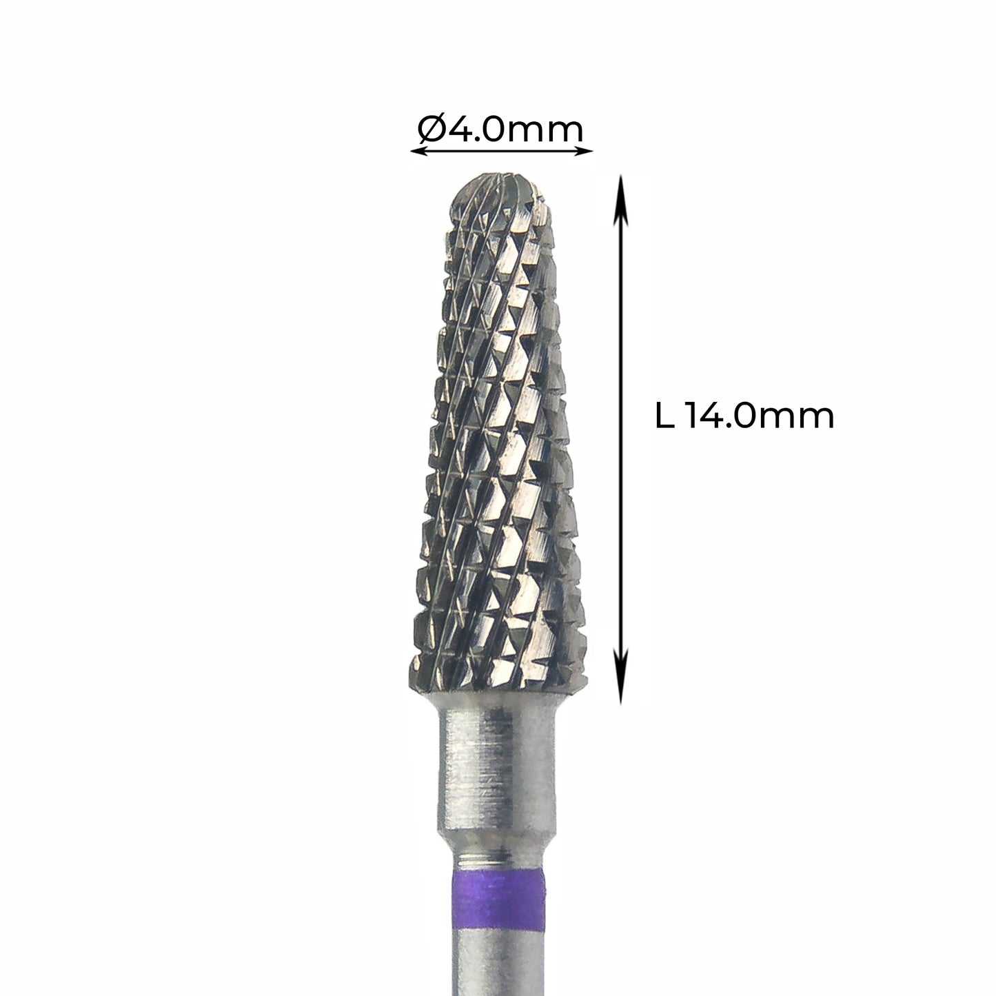 Carbide Bur - ראש שיוף קרבייד קונוס עם חיתוך משולש