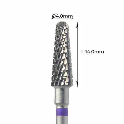 Carbide Bur - ראש שיוף קרבייד קונוס עם חיתוך משולש