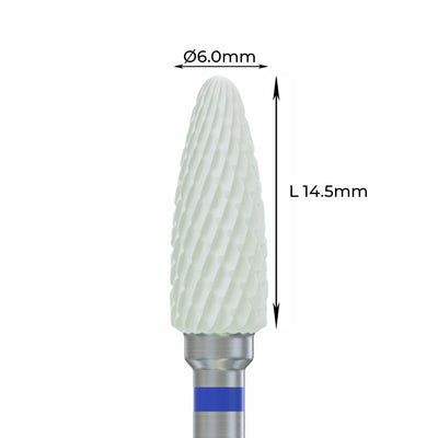 Zirconia Bur - ראש שיוף זירקוניה תירס