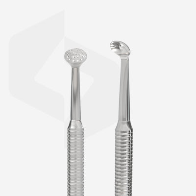 Double-ended spoon 20/2 קירטה דו צדדי להוצאת ראשים שחורים סטאלקס