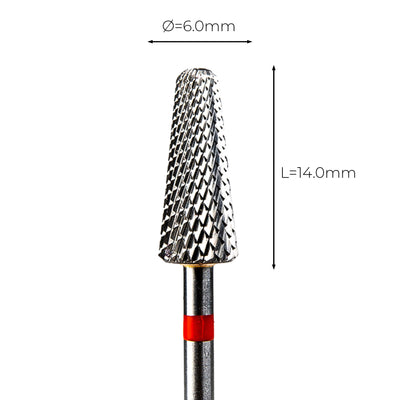 Carbide Bur - ראש שיוף קרביד קונוס צולב