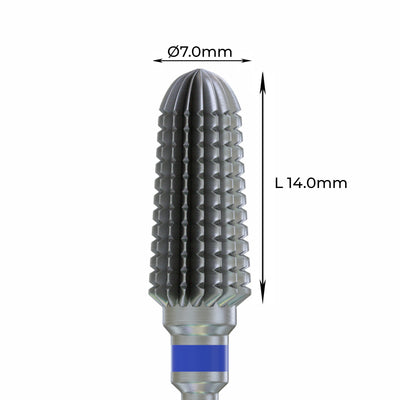 Carbide Bur - ראש שיוף קרבייד חבית טייפון