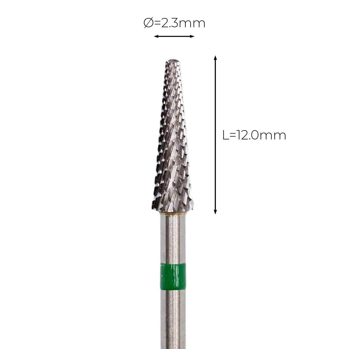 Carbide Bur - ראש שיוף קרביד קונוס חתוך