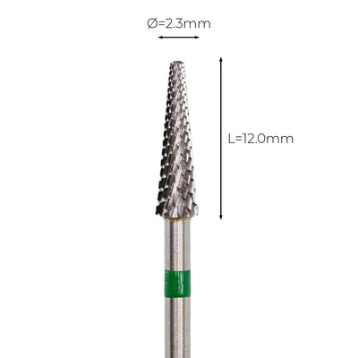 Carbide Bur - ראש שיוף קרביד קונוס חתוך