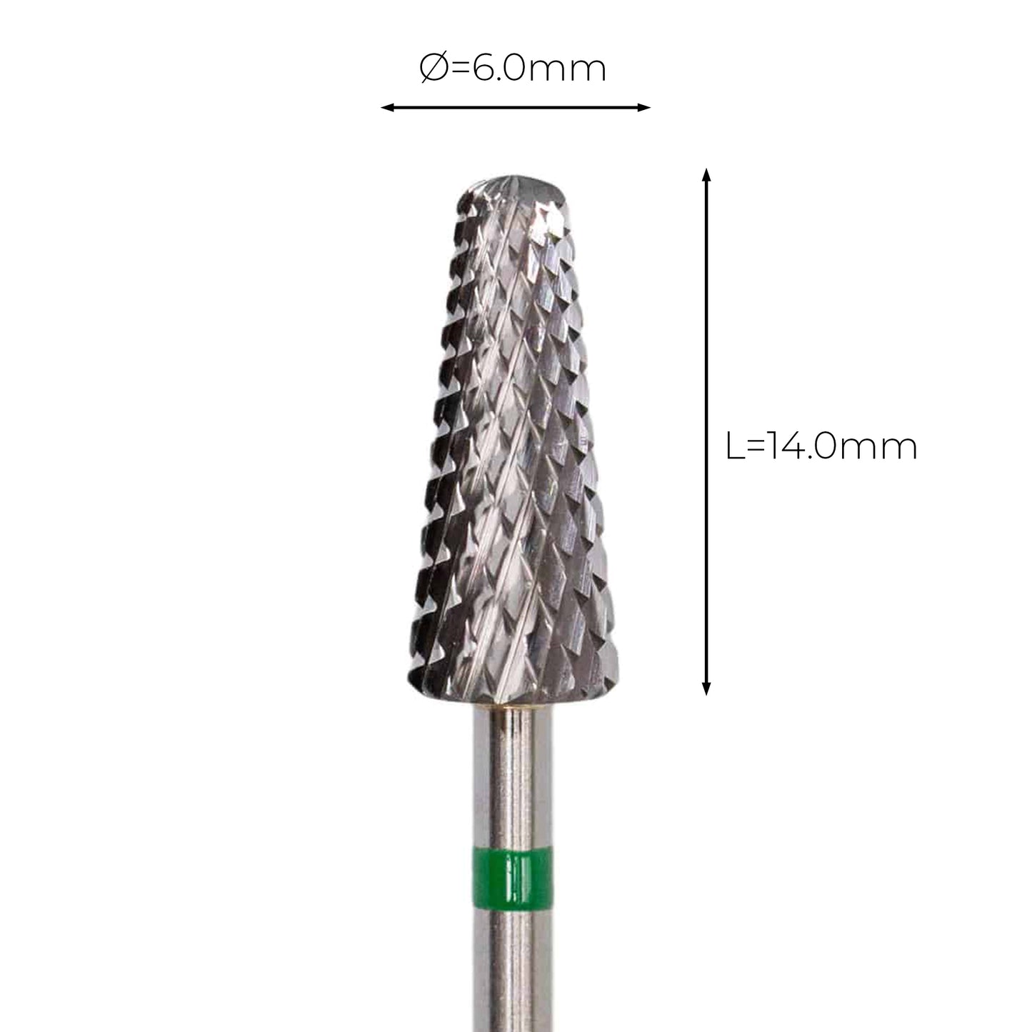 Carbide Bur - ראש שיוף קרביד קונוס חתוך
