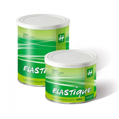 Elastique Wax - שעווה אלסטית חמה ירוקה פחית עם אלוורה 800|400 מ״ל