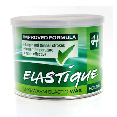 Elastique Wax - שעווה אלסטית חמה ירוקה פחית עם אלוורה 800|400 מ״ל