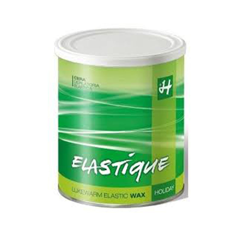 Elastique Wax - שעווה אלסטית חמה ירוקה פחית עם אלוורה 800|400 מ״ל